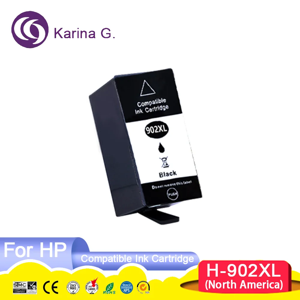 902 902XL 906 906XL Premium Color Compatible Printer Inkjet Ink Cartridge for O