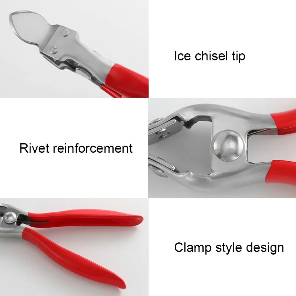Stainless Steel Durian Opener Clip Rustproof Pliers Durable Durian Peel Breaking Tool for Restaurant Household Cooking Tools