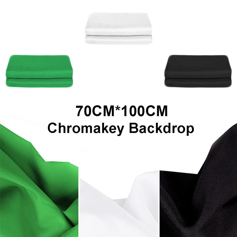 Photo Backdrop 70cm*100cm Green/Black/White for Photo Studio Light Box