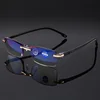 2020 High Strength Reading Glasses Men Anti Blue Light Portable Rimless Women Presbyopic Bifocal Glasses TR90 Gafas +1.0 To +4.0 5