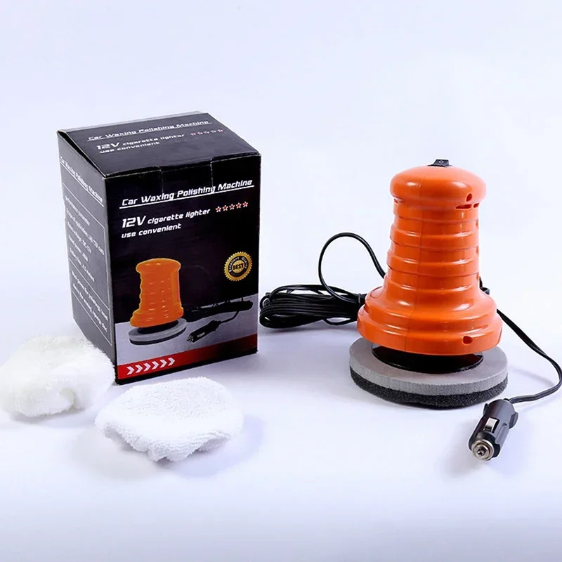 Car er Polisher Kit 12V Cigarette Lighter Car Polisher Waxer for Removing Scratch, Polishing Car/Ceramic/Boat Detailing