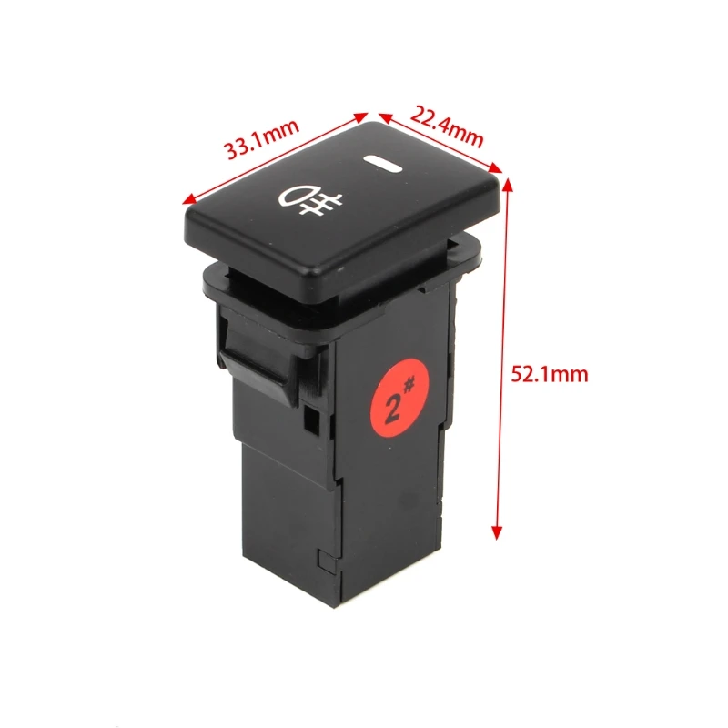 

Upgraded Car Light Button for DC 12V Fog Lamp for Camry D7WD