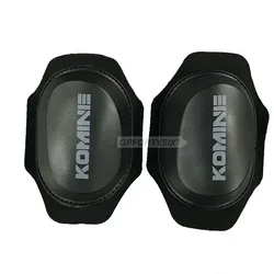 Enhanced Motorcycle Knee Protection Pads - Komine SK-652 Anti-Fall Sliders (Sliding Pad style B)