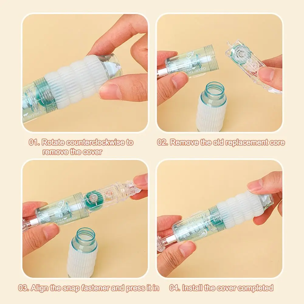 펜 모양 도트 접착제 펜 고점도 문구 양면 접착제 DIY 퀵 드라이 도트 스티커 (학교/사무실용)