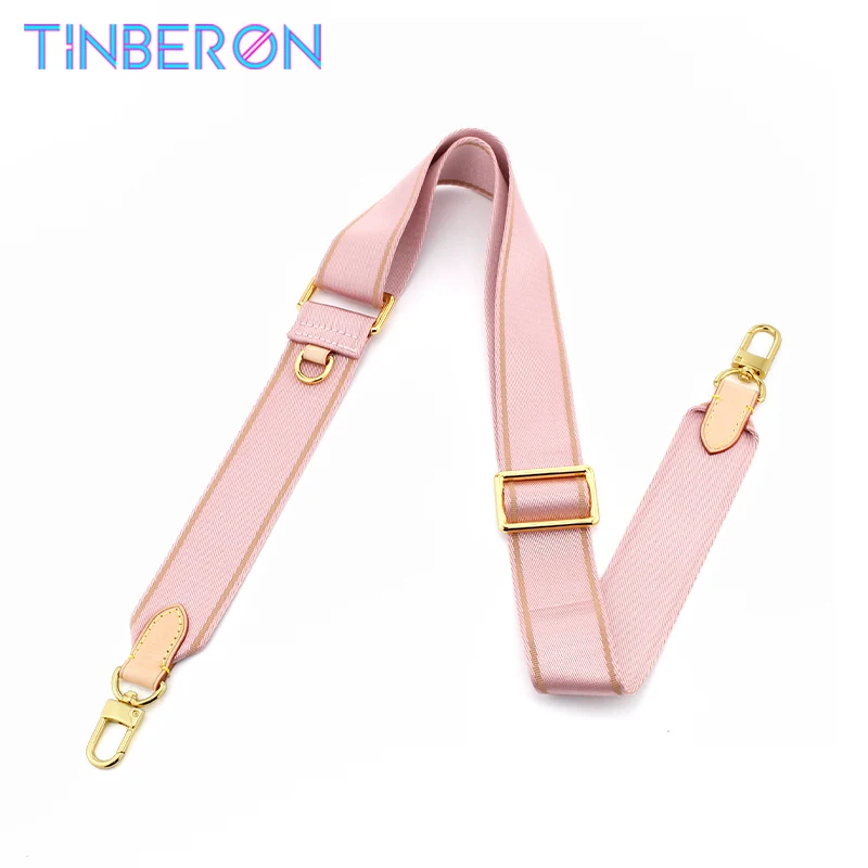 TINBERON Luxury Adjustable Canvas Shoulder Bag Straps Plus Coin Purse Bags With a Long Strap Replacement Women Handbag Bag Strap o ring bag handles diy wood replacement handbag tote handles purse bags straps wooden bag handle round handcrafted accessories