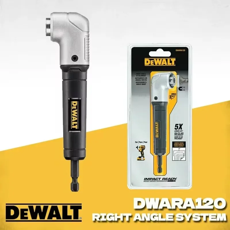 DEWALT DWARA120 Right Angle Magnetic Attachment Impact Ready Drive Bit ...