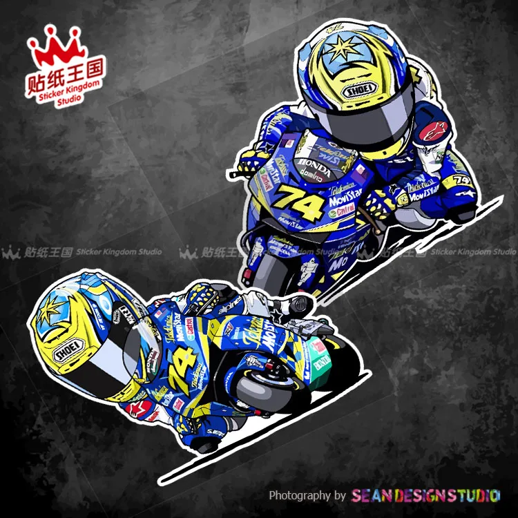 For motogp Honda Team 74 Daijiro Kato Helmet Motorcycle Moto Auto