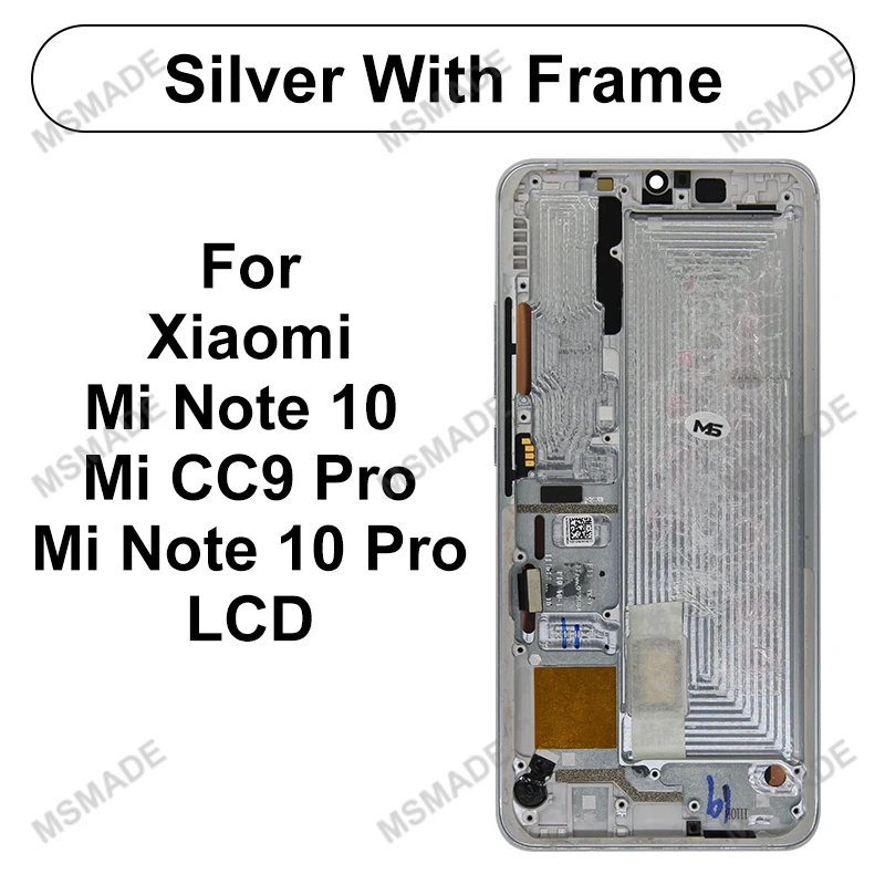 mobile phone lcd screens 6.47" Original For Xiaomi Note 10 LCD Display Touch Screen Assembly For Xiaomi CC9 Pro Display MI Note 10 Pro Replacement Parts the best screen for lcd phones mini Phone LCDs