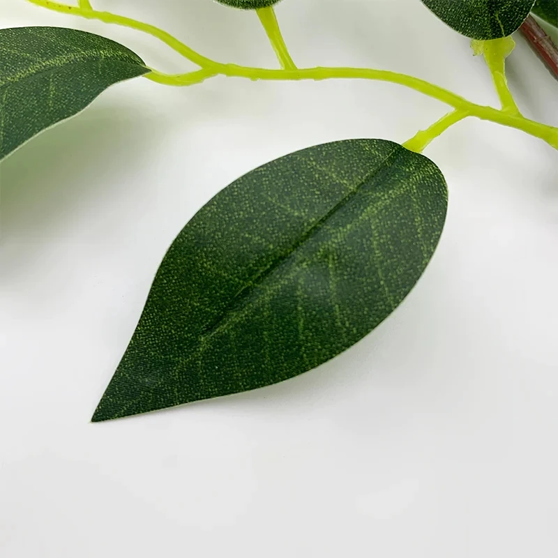 Woohome 150 Foglie Artificiali In Seta Verde Per Decorazione Fai-da-Te – Matrimoni, Centrotavola, Giardino - 4