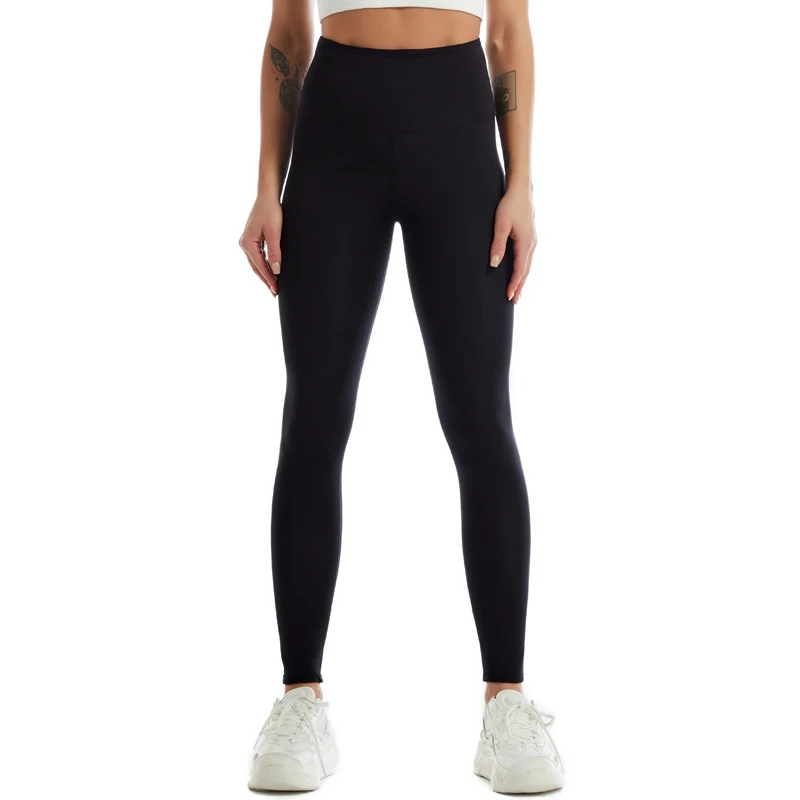 Sauna, Sem Costura Push Up Leggings, Cintura