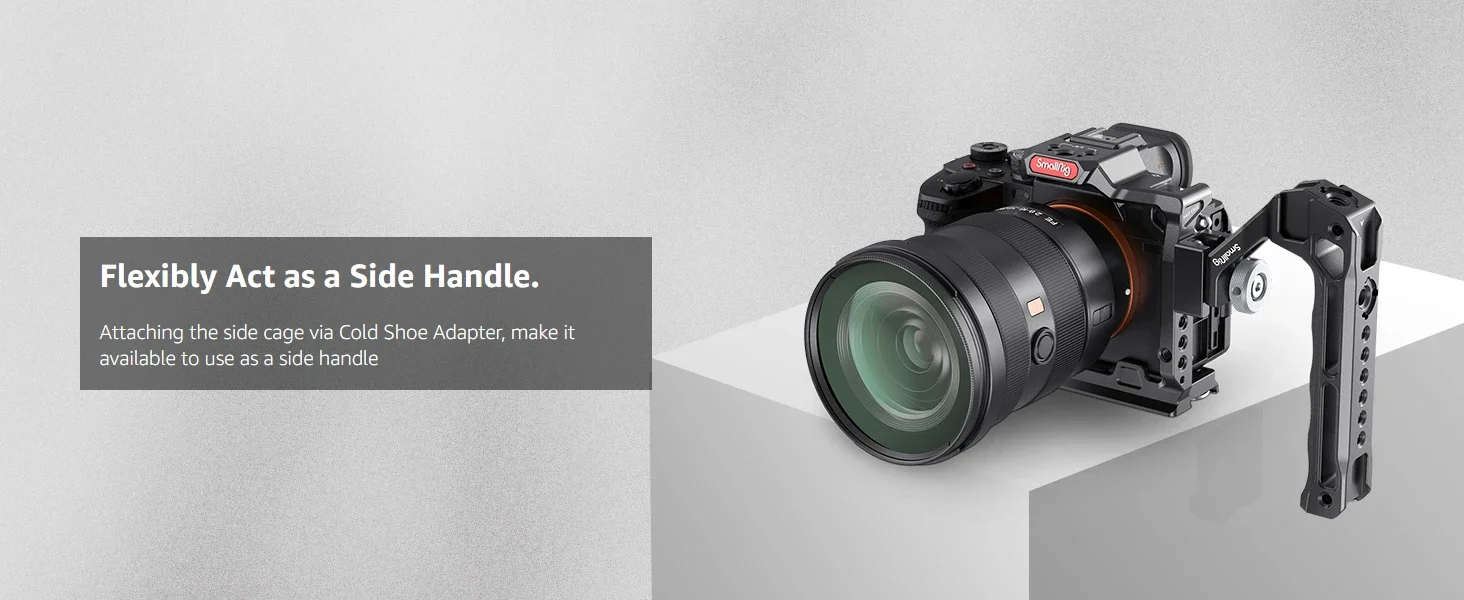 SmallRig Top Handle 5 Built-in Cold Shoe Mounts Portable Camera Handle For Sony
