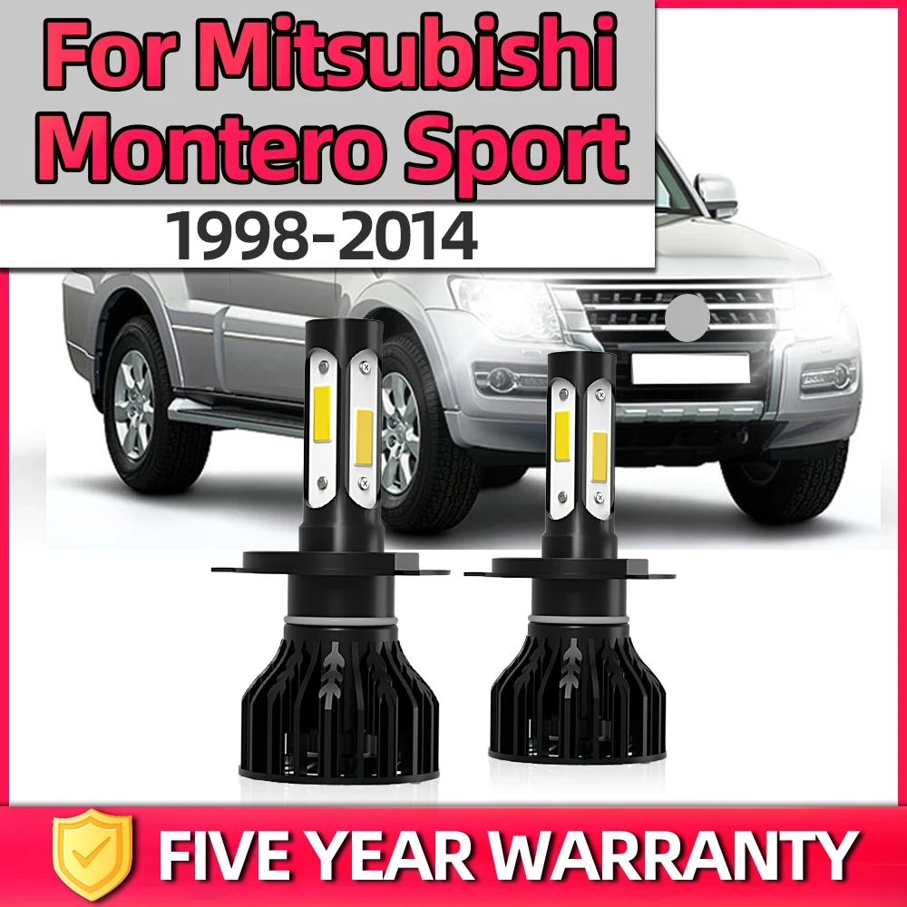 

TEENRAM Plug-N-Play LED Headlight Lamp Bulb H4 High Low Combo Bright CSP Lamps Kit For Mitsubishi Montero Sport 1998-2014