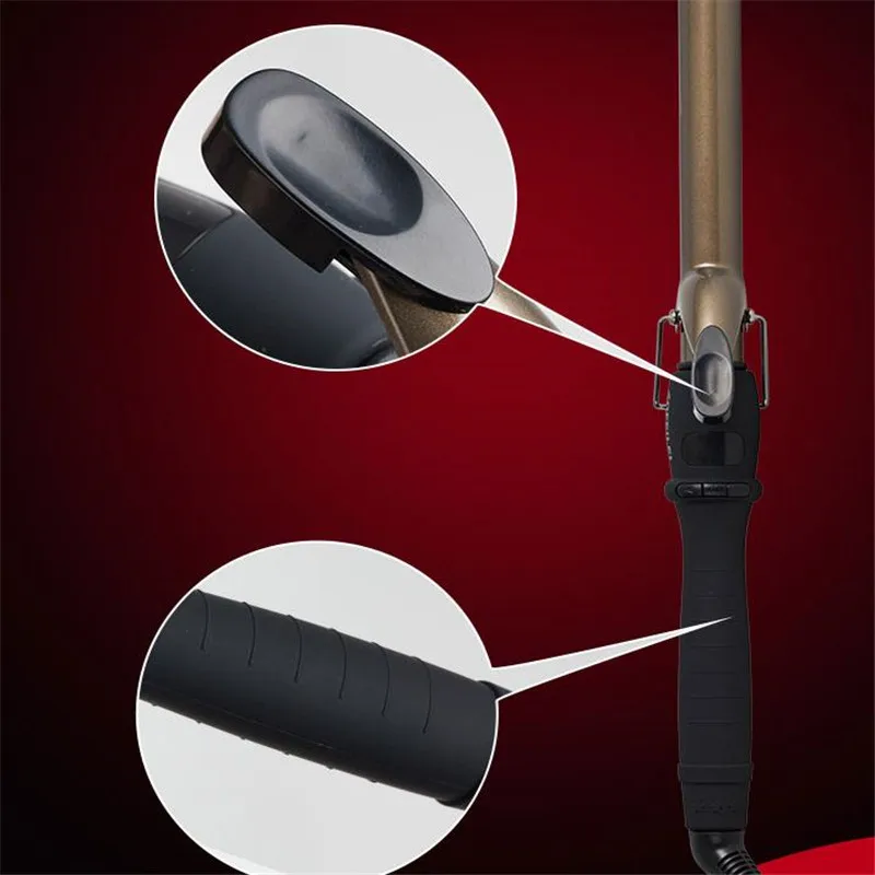Professional 22mm 32mm LCD Hair Curler Adjustment Temperature Hair Curl Irons Ceramic Curling Roller Wand Wavers Styling Tool 2#