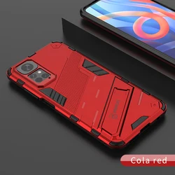 Shockproof Armor Back Cover Case - POCO F3 GT (Red)