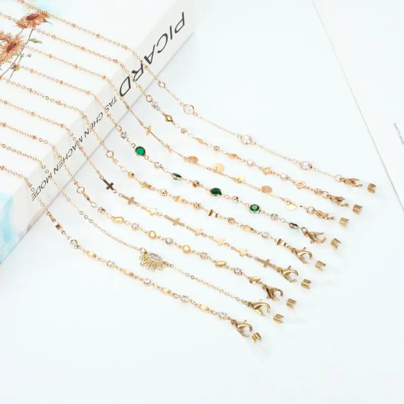 

New Fashion Mask Chains Star Butterfly Mask Hanging Rope Women Sunglasses Rope Chain Anti-lost Mask Lanyard Glasses Chains