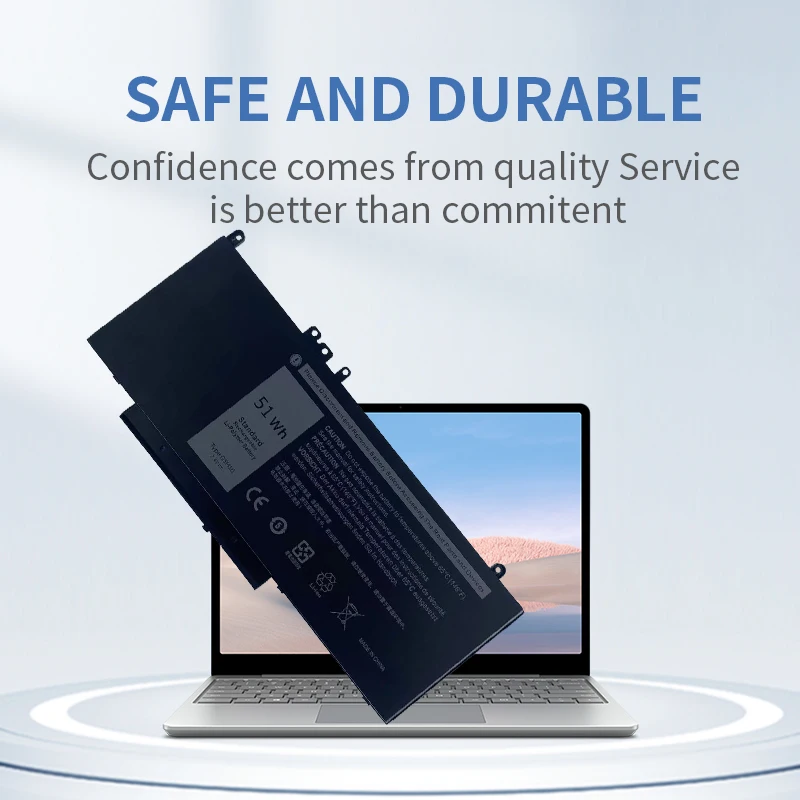 Batteria Per Laptop G5M10 Per Dell Latitude E5250 E5450 E5550 7.4V 51Wh