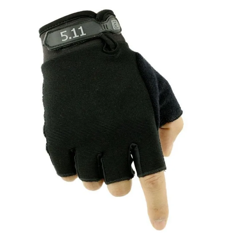 Tactical Gloves Summer Men's Lightweight Breathable Outdoor Cycling Fishing Sports Non-Slip Women Full Finger Glove Half Finger 5