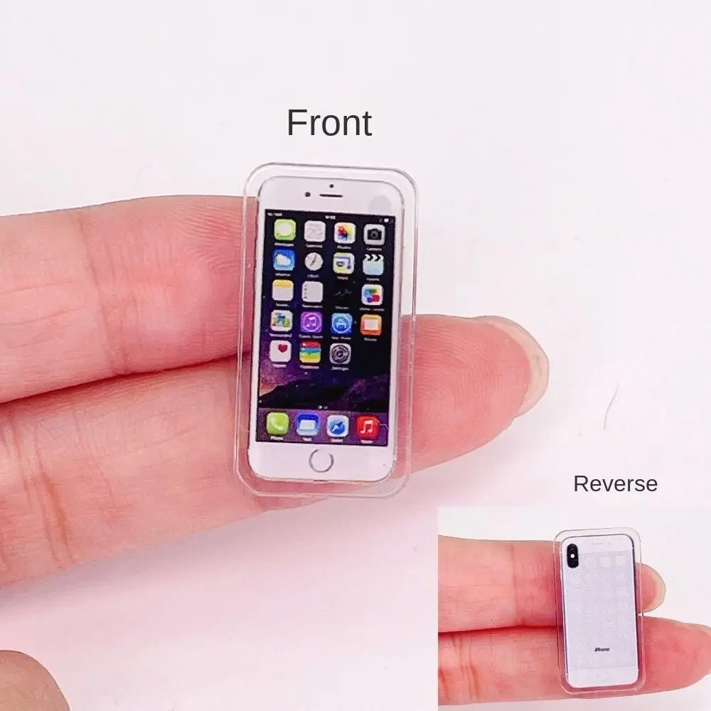 1:12 Miniature Phone Micro Model Decoration Dollhouse Mobile Phone Model Dollhouse Phone Doll House Accessories Decor