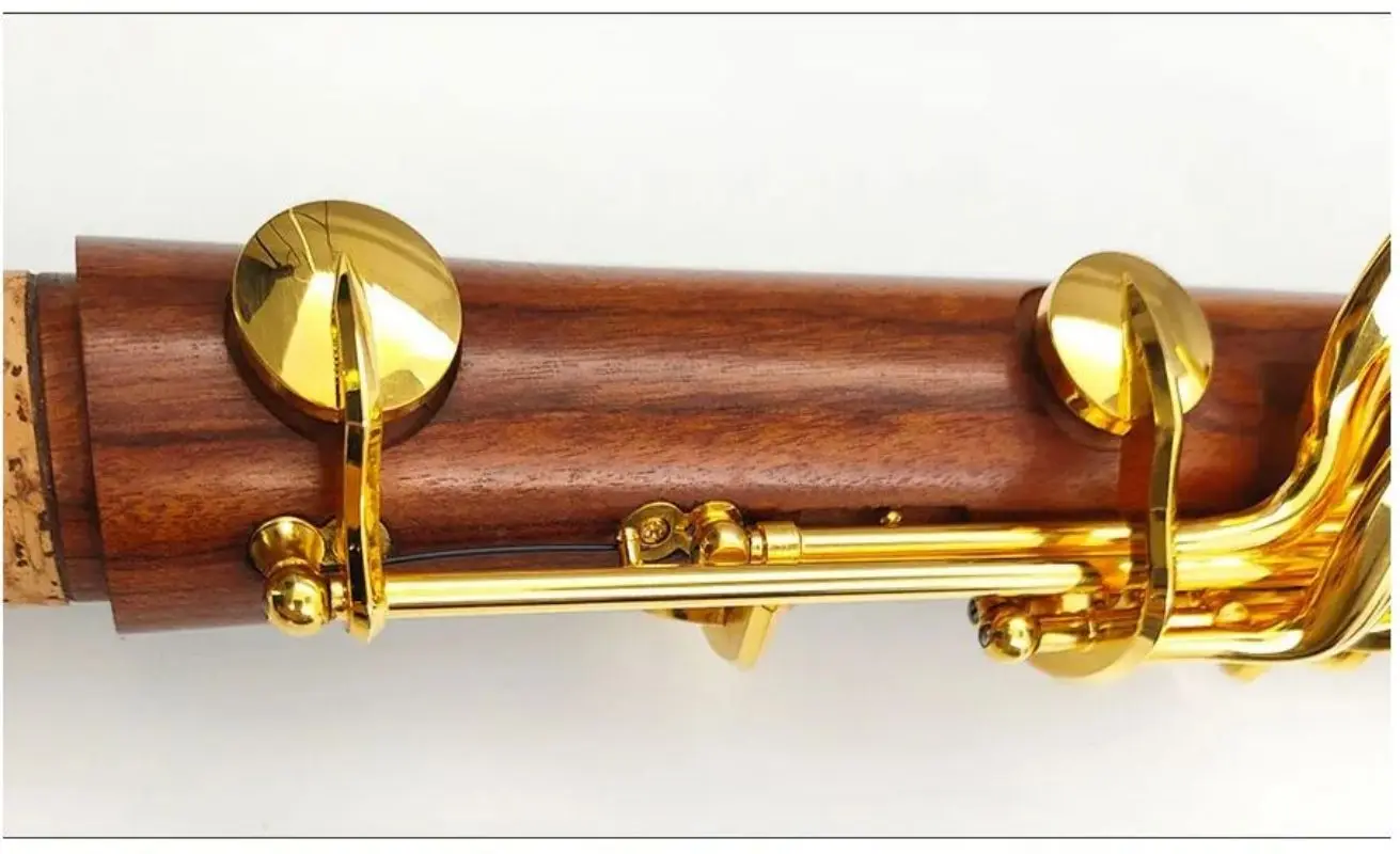 MORESKY Red Wood Professional Clarinet Rosewood bB Gold-plated keys Solid wood Sib Klarnet