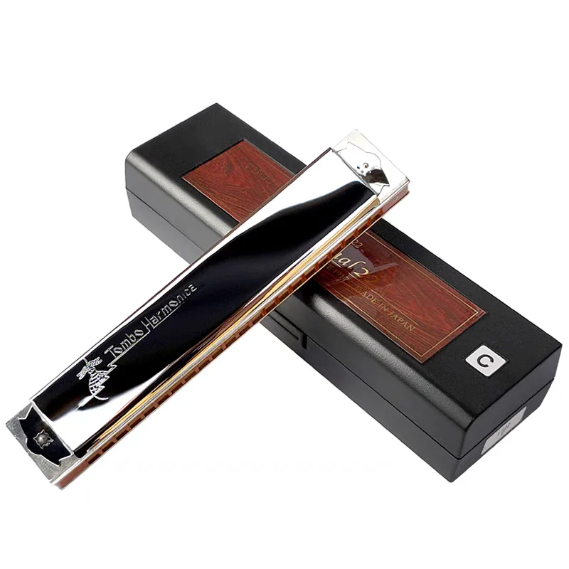 Tombo Tremolo Harmonica Professional22 No. 1722 Harp 22 Holes