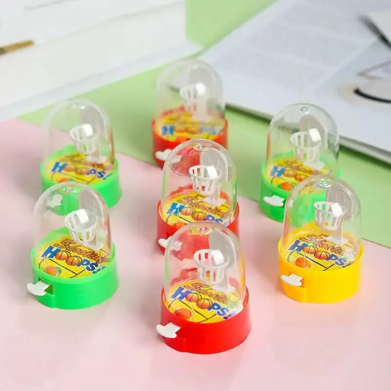 Mini Desktop Fingers Basketball Shooting Game Toys for Kids Birthday Easter Party Favors Pinata Filler Goodie Bag 12Pcs