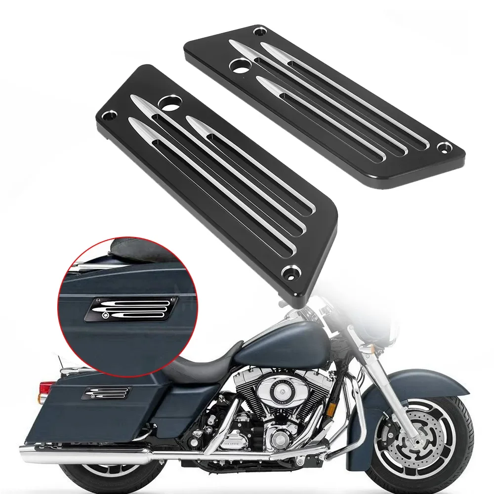 

CNC Motorcycle Saddlebag Latch Cover for Harley Touring Electra Street Glide Road King FLH FLHR FLTR FLHX FLHT Conversion Part