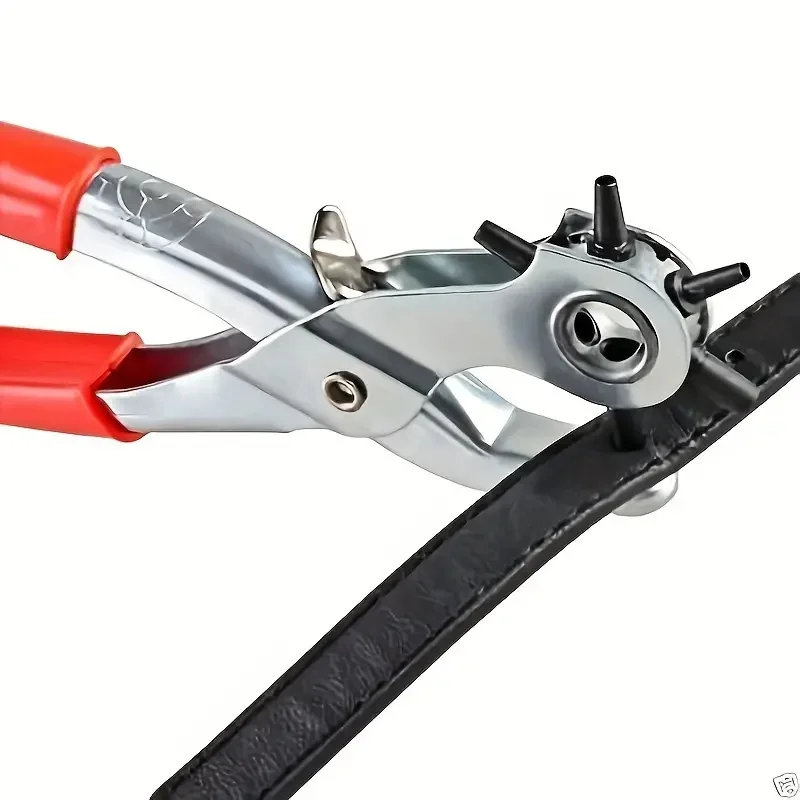 Description Picture 4 of itemMulti-function Leather Belt Hole Punch Plier Useful Round Hole Punching Machine Watchband Strap Leathercraft Household Hand Tool