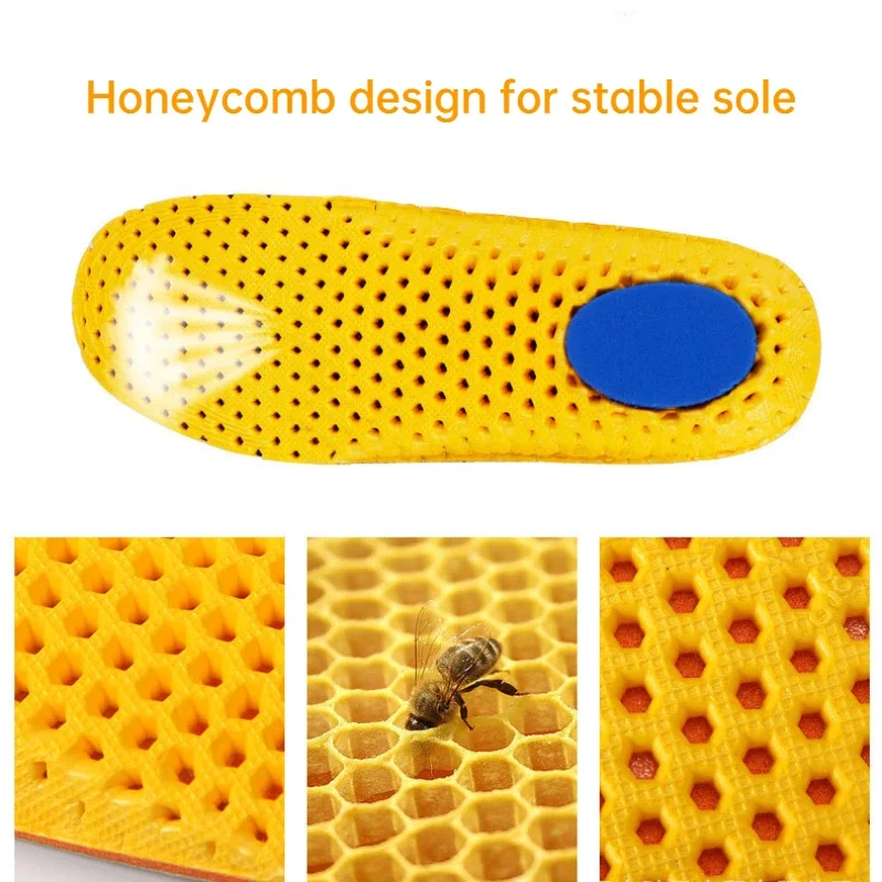 Shoe Insoles Orthopedic Insoles Orthopedic Memory Foam Sport Support Insert Feet Care Shoes Insoles Men Women Orthotic Breathable Running deodorizing