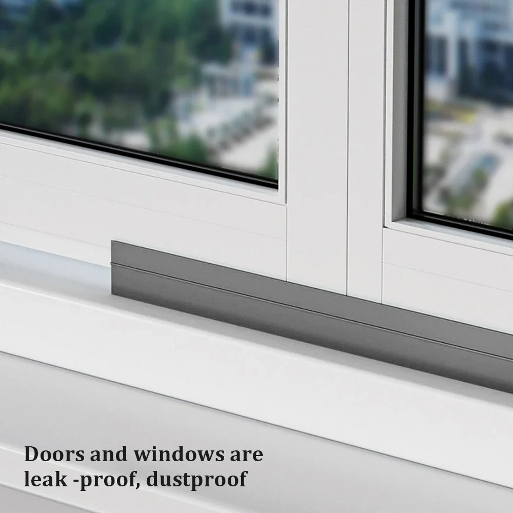 Door Window Bottom Sealing Strip Tape Insect Proof Weatherstrip Windproof Dust Self Adhesive