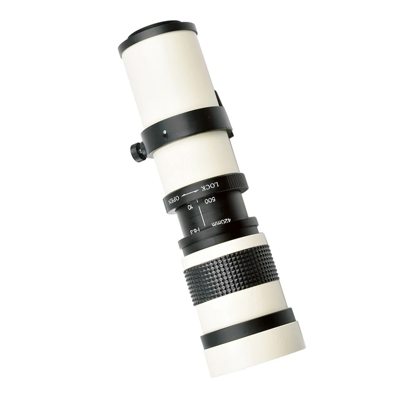 Teleobjetivo Manual 420-800mm F/8.3-16 Para Cámaras Canon EF - Ideal Para Fotografía De Aves, Vida Silvestre Y Distancia