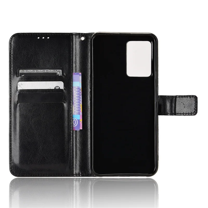 For Cubot Leather Wallet Flip Stand Luxury Phone Case For Cubot X50 Leather Crazy Horse Pattern Phone Case With Hand Strap
