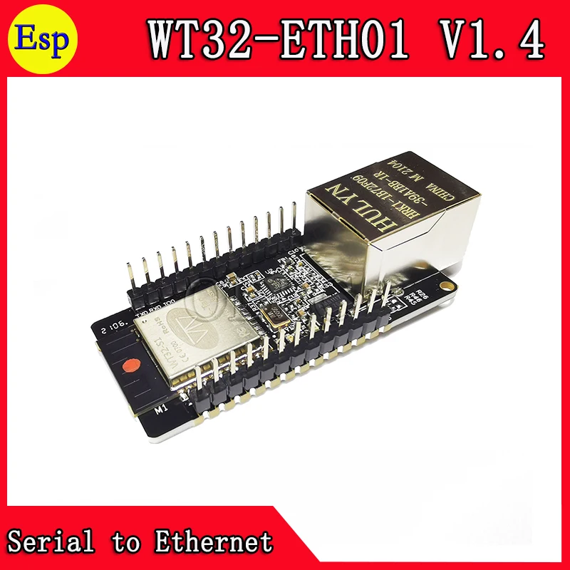 WT32-ETH01 V1.4 Embedded serial port networking Bluetooth + wifi combo gateway module wt32 eth01 zigbee gateway smart gateway