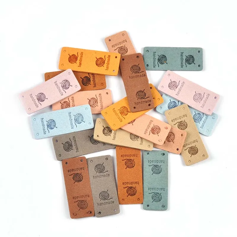 20 шт., рельефные ярлыки для одежды, 20 х50 мм