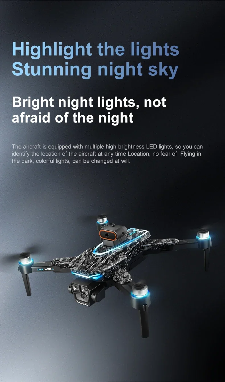 Drone with Lights On