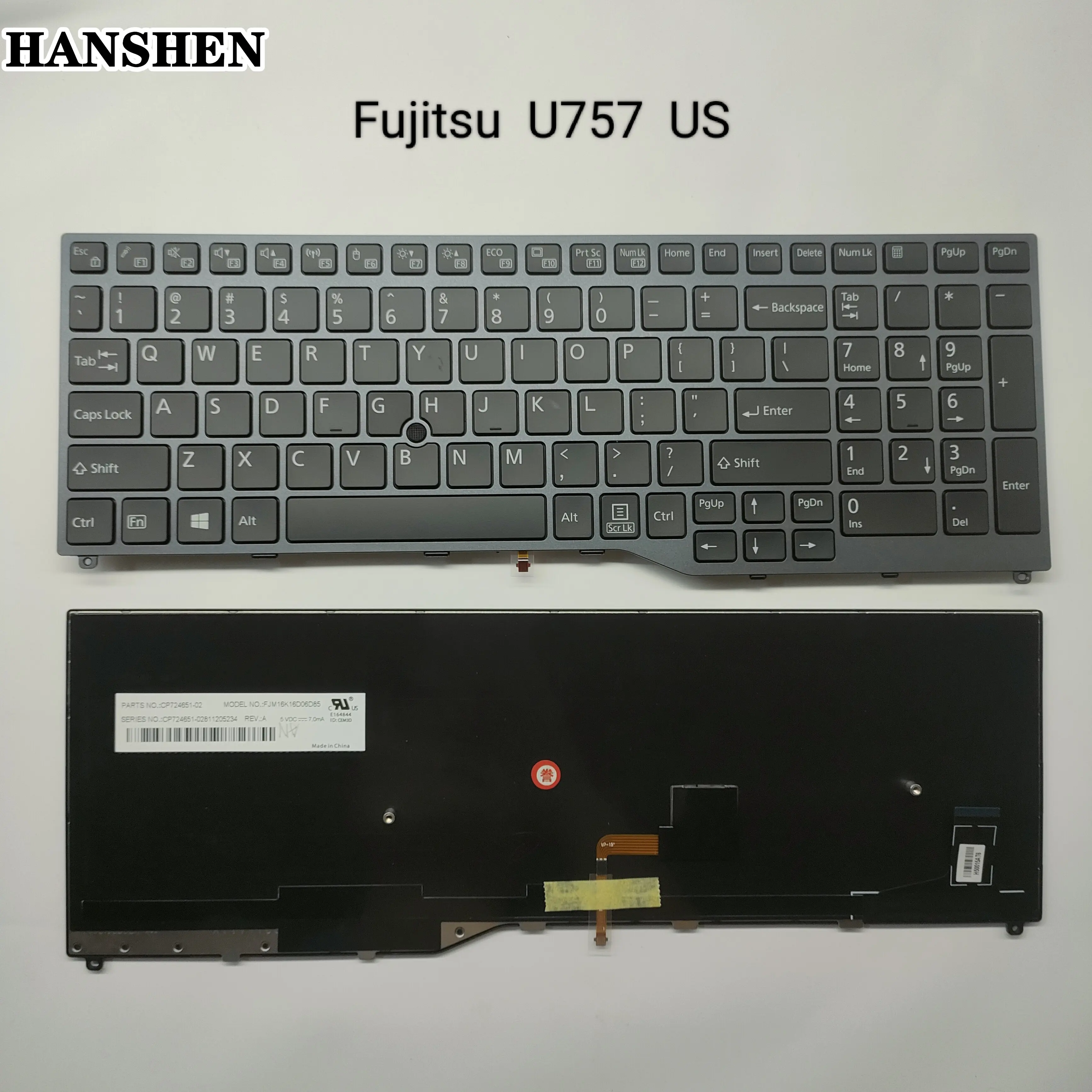 Us/uk/gr New For Fujitsu Lifebook E458 E558 E459 U757 U758 E559 U759