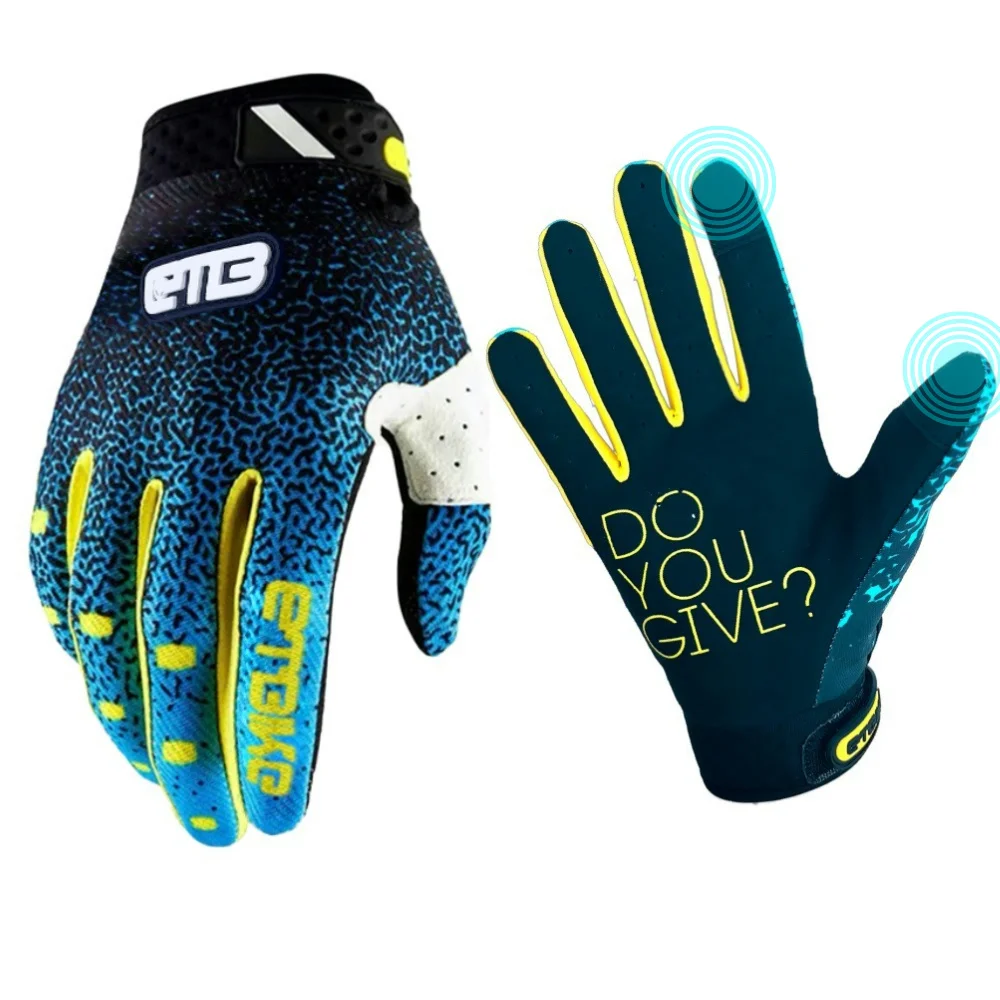 Motorcycle Sports Gloves for Men Women with Touch Screen Support