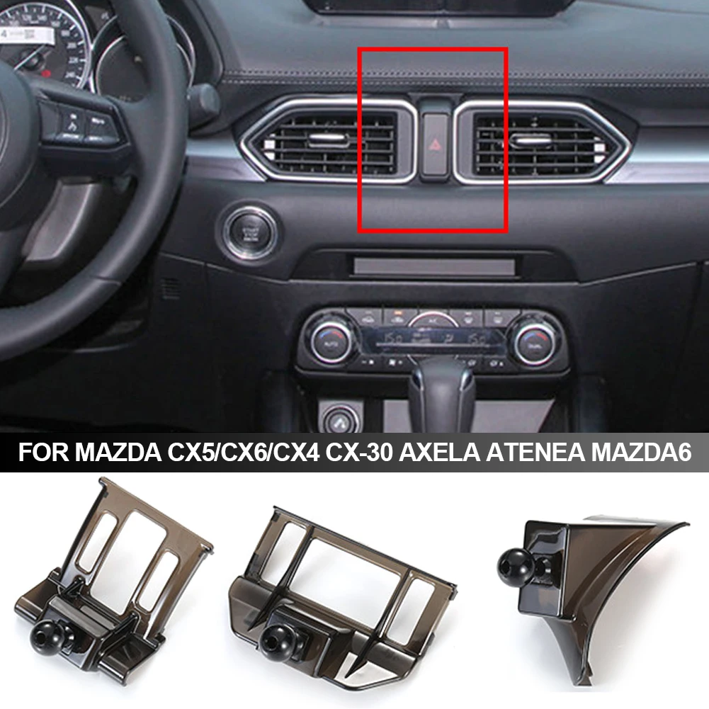 차량용 휴대폰 거치대 스탠드 전용 마운트 브래킷, 자동차 고정 베이스, 마즈다 CX5, CX6, CX4, CX-30, 악셀라 아테나, 마즈다 6 용