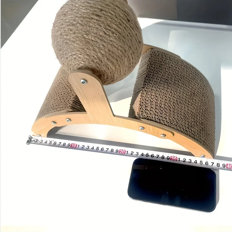 Cat Scratching Ball Toy Cat Scratch Board Vertical Cat Toy Wearresistant Cat Scratch Column Corrugated Paper Grinding Claw Board