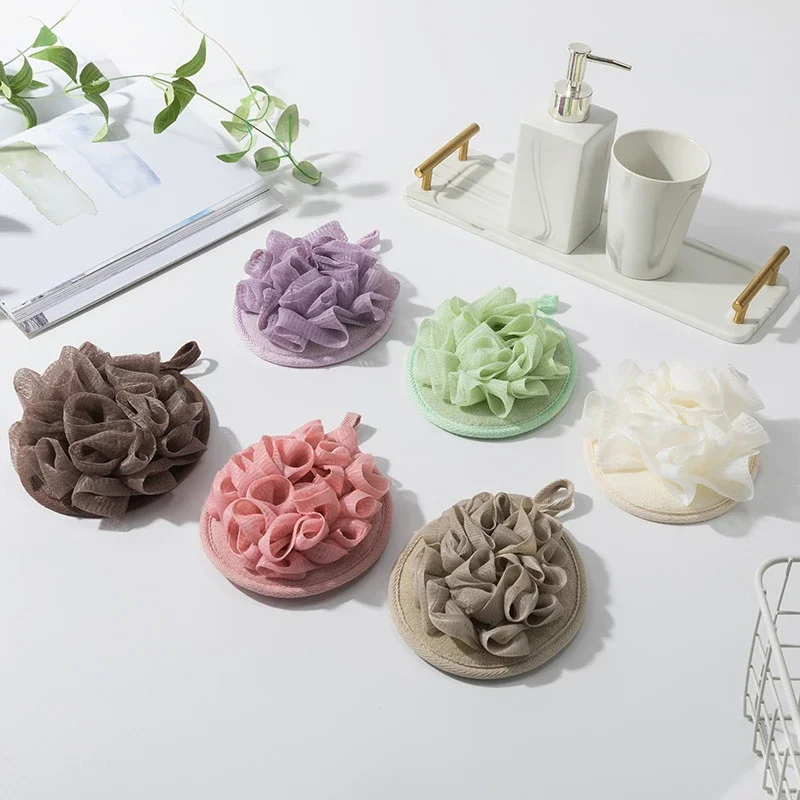 Scrubber da bagno per il corpo Loofah Ball Doccia Lavaggio del corpo Palla Massaggio Bagno Fiore Asciugamano per il corpo Miglior scrub corpo per doccia Strumento da bagno - immagine 5