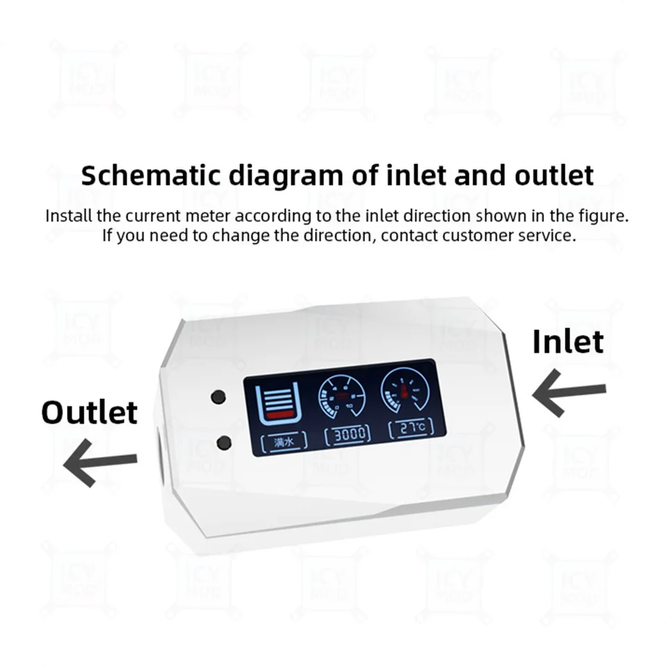 FREEZEMOD Water Cooler System Monitor LCD Water Level Alarm