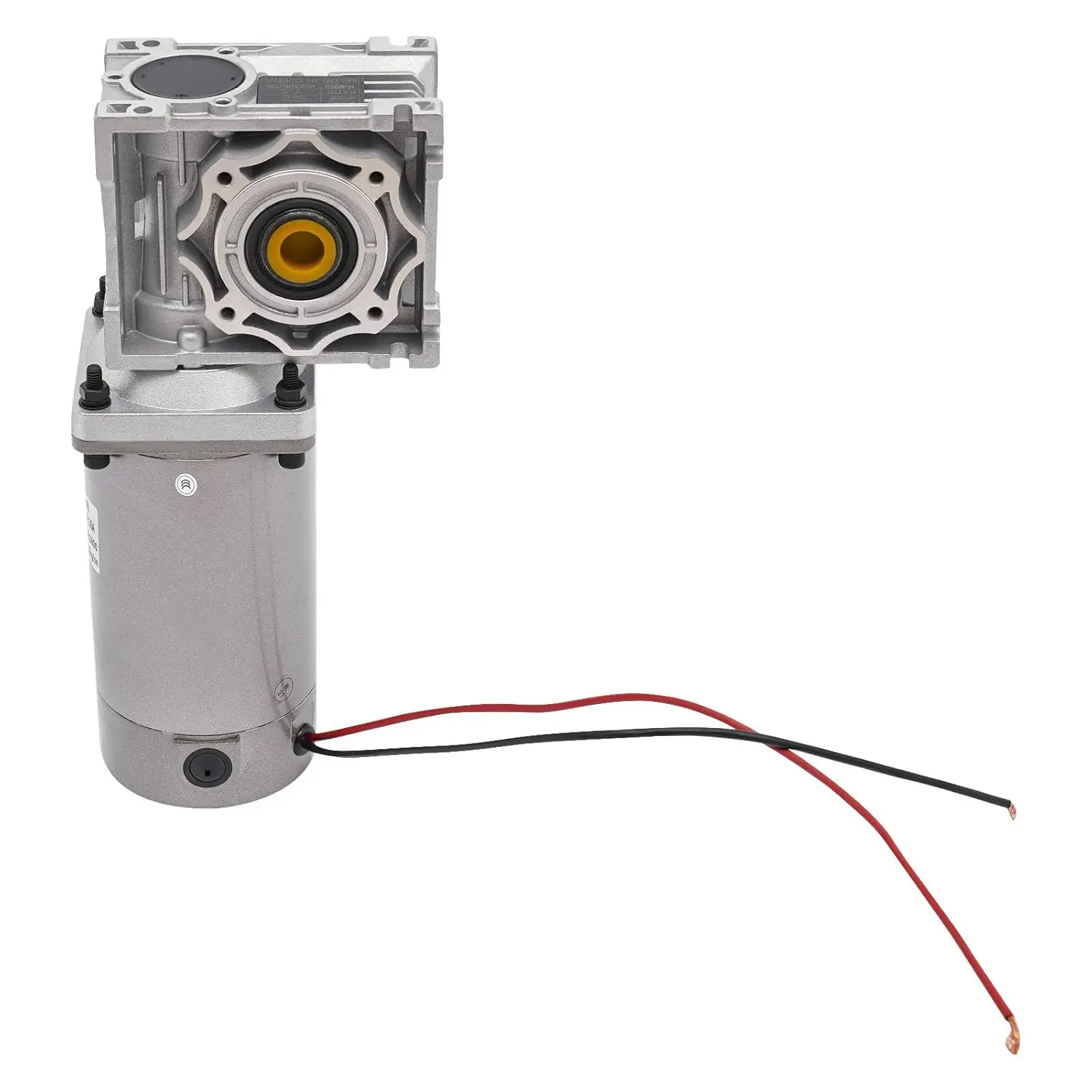24V 300W IP65 DC Schneckengetriebemotor mit Hohem Drehmoment Selbsthemmender Motor für DIY Roboter Drehtisch Türschloss Vorhangmaschine – Detail 4