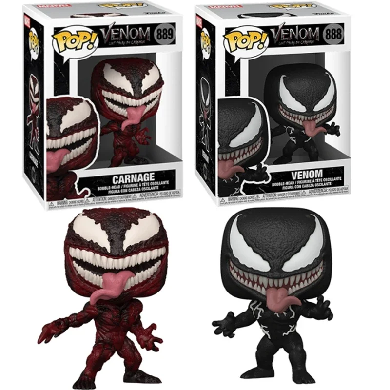 Nuovo Funko Pop Venom Carnage #889 Venom #888 Action Figure Collection Modello Regali Per Bambini Regalo Di Compleanno