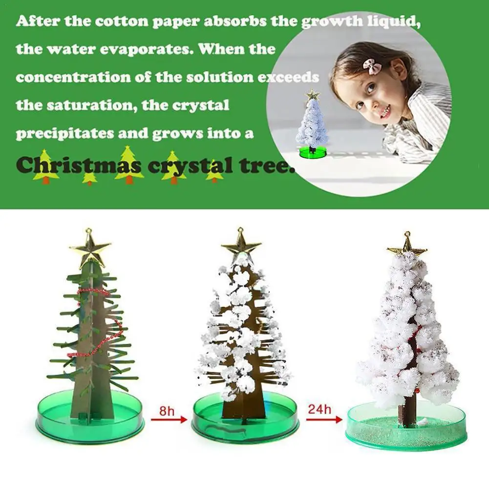 Magic Growing Tree Toy grande regalo segreto Babbo Natale Green 