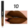 Richly Pigmented Matte Velvet Brown Lip Gloss - Non-Stick, Long Lasting, Velvety Smooth Finish - Hydrating Lip Glaze & Lip Mud M 6