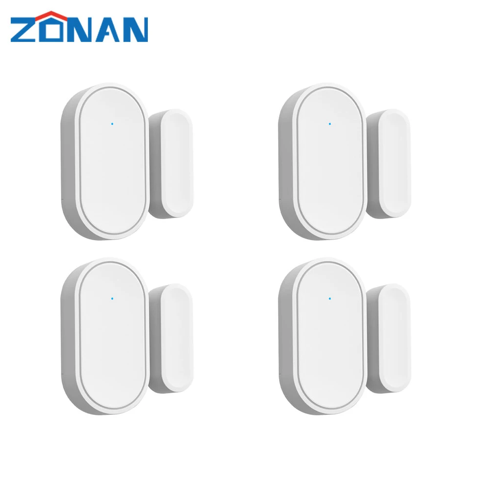 ZONAN D30 Mini 433MHz Wireless Window Door Sensor for Home Burglar Security Alarm System Remote Control Door Lock Android Ios tugard d30 433mhz wireless door window sensor mini alarm sensor armed disarmed for home security alarm system app remote control