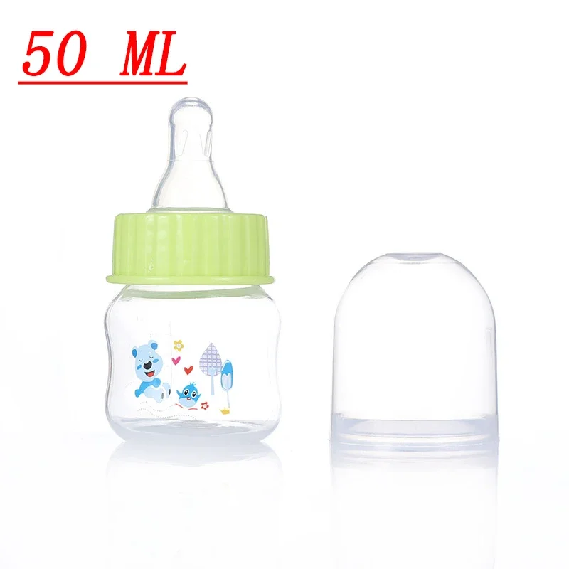 Newborn Feeding Bottle Size 50ML Mini Baby Bottle Portable