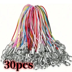 Adjustable Buckle Strap with Keychain: Multi - Functional Hand Chain Accessory, 30pcs Set - POLYESTER (Random color mixing)