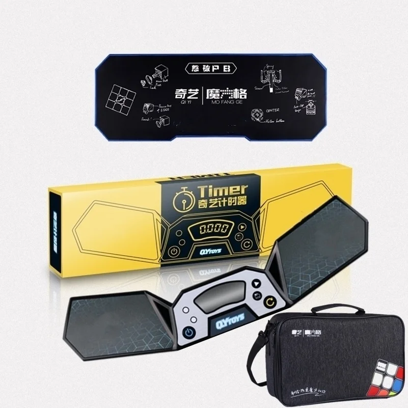 【Upgrade Your Style】 Qiyi Cube Pad Mat Qiyi Timer Qiyi Cube Multifunctiona Bag Speed Cube Training Pad For Cube Flying Cup Mouse Table Mat Qiyi Bag