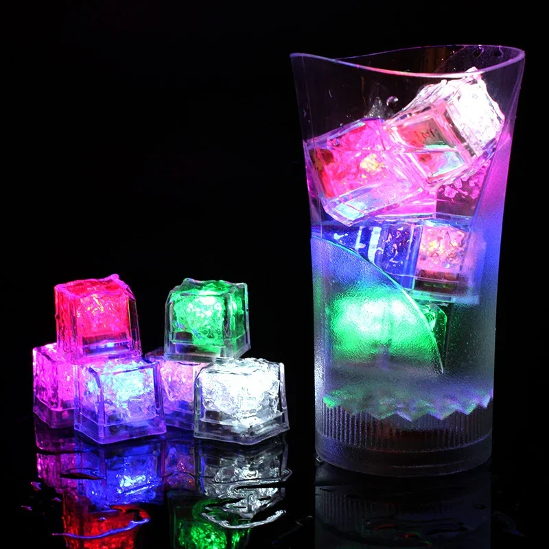 72 Cubetti Di Ghiaccio LED Luminosi Multicolore – Impermeabili, Lampeggianti – Per Bevande, Feste E Matrimoni - 6