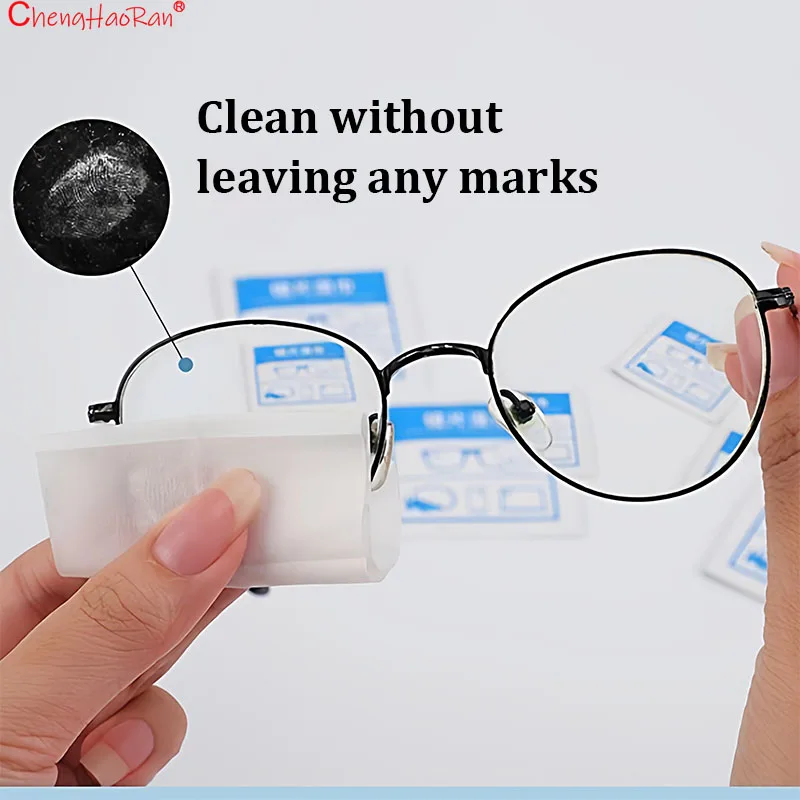 100PCS Individually Packaged Disposable Screen & Lens Cleaning Wipes